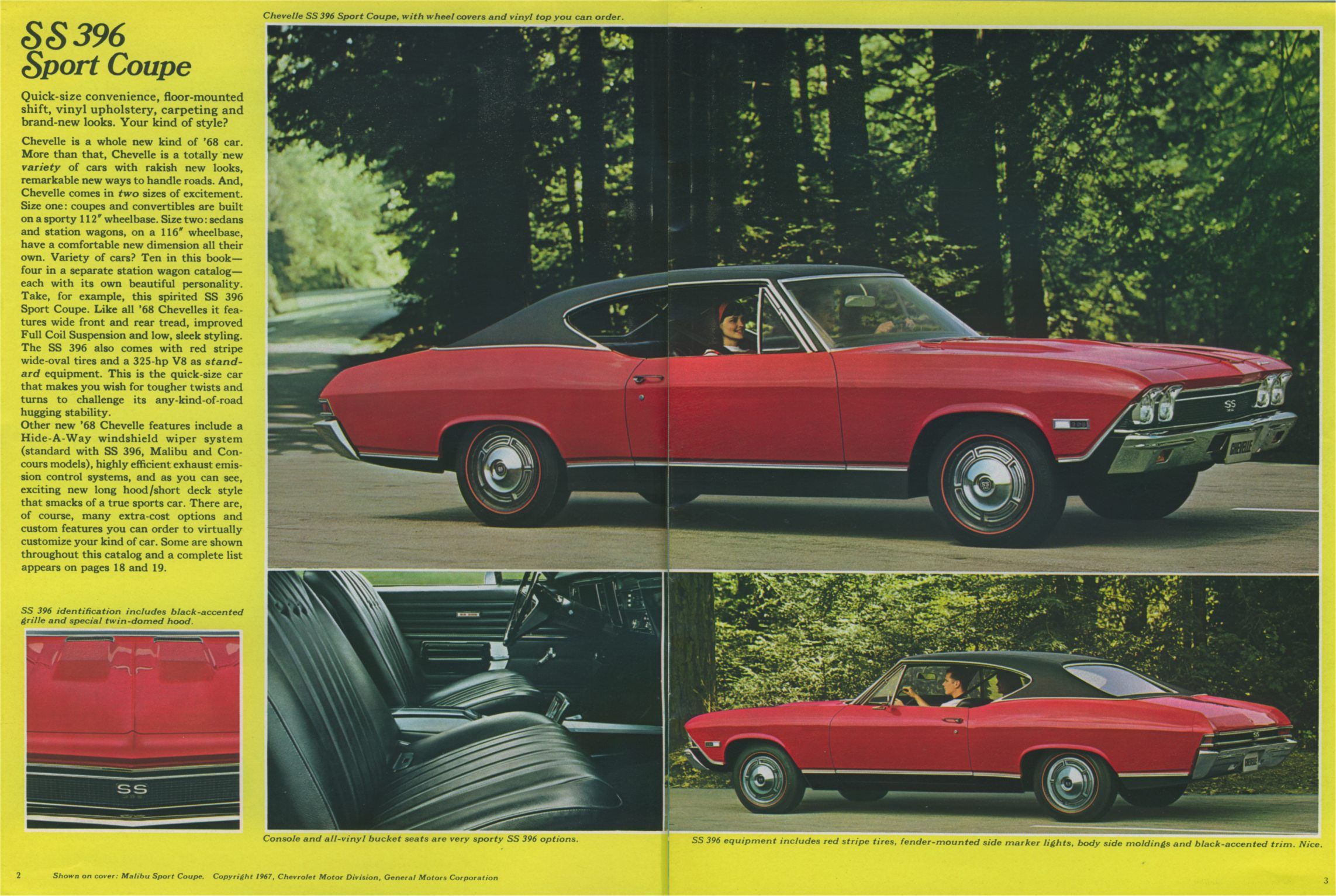 1968 Chev Chevelle Brochure Page 1